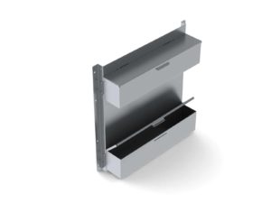 2 Pocket Holder, w/ 8 Plastic Bins Van Accessory