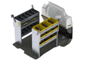 Aluminum Van Shelving Package, Ford Transit Connect Short WB - TCS-27