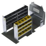 Aluminum Van Shelving Package, Ford Transit Med Roof, 148”  WB - FTM-27