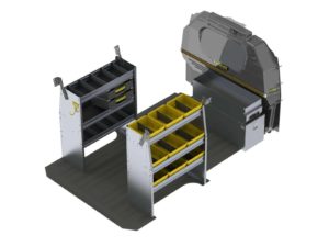 Aluminum Van Shelving Package, Mercedes Metris All WB - MMR-27