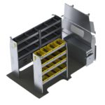 Aluminum Van Shelving Package, Nissan NV High Roof - NVH-27