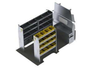 Aluminum Van Shelving Package, Nissan NV High Roof - NVH-27