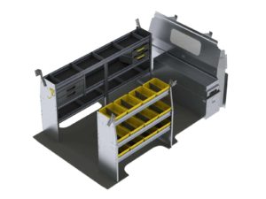 Aluminum Van Shelving Package, Nissan NV Low Roof - NVL-27