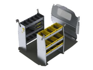 Aluminum Van Shelving Package, Nissan NV200 - CNR-27