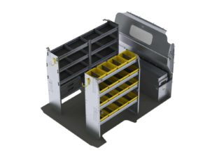 Aluminum Van Shelving Package, RAM ProMaster, 118”  / 136”  WB - RPS-27