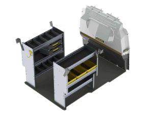 Aluminum Van Shelving Package, RAM ProMaster City - PMC-27