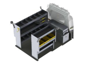 Aluminum Van Shelving Package, RAM ProMaster City - PMD-27