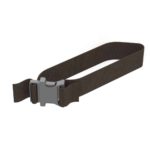 Black Nylon Strap, 2" Wide X 28" Long, Plastic Buckle