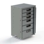 Cargo Van Cabinet, 5 Drawer & 1 Door