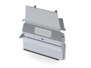 Contoured Cargo Van Partition, Glass, Nissan NV HR