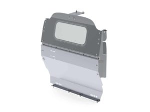 Contoured Cargo Van Partition, Glass, Nissan NV200/City Express