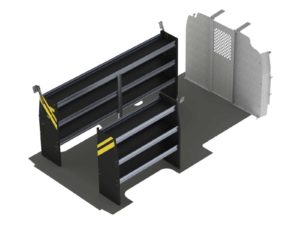 Contractor Van Shelving Package, Chevrolet Express, 155”  WB - GSL-10