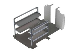 Delivery Van Shelving Package, Chevrolet Express, 135”  WB - GSR-19