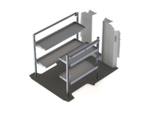 Delivery Van Shelving Package, RAM ProMaster, 118”  / 136”  WB - RPS-19