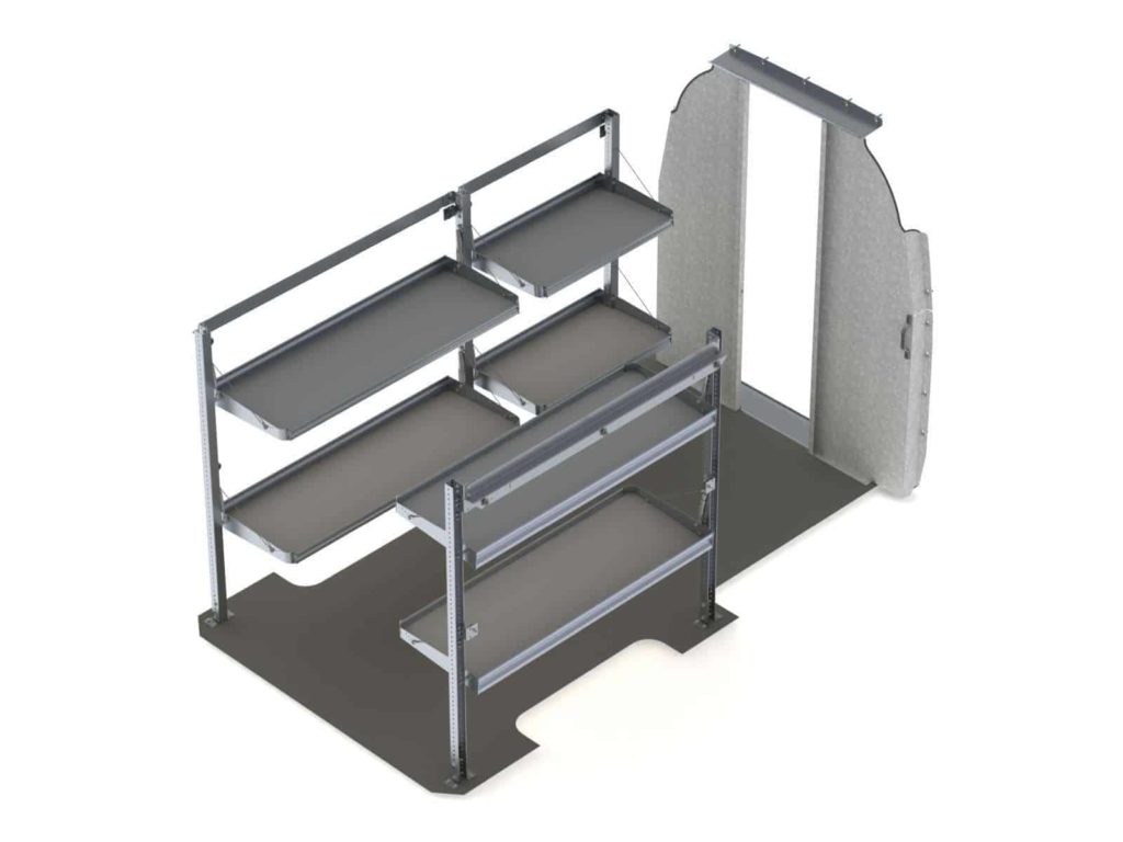 Delivery Van Shelving Package, Mercedes Sprinter, 144” WB DHS19