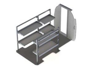 Delivery Van Shelving Package, Mercedes Sprinter, 144”  WB - DHS-19
