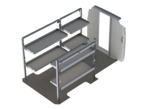 Delivery Van Shelving Package, Mercedes Sprinter, 144”  WB - DLS-19