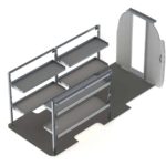 Delivery Van Shelving Package, Mercedes Sprinter, 170”  WB - DHL-19