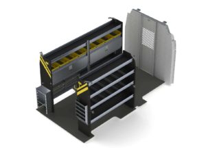 Electrician Van Shelving Package, Ford Transit Med Roof, 148”  WB - FTM-11