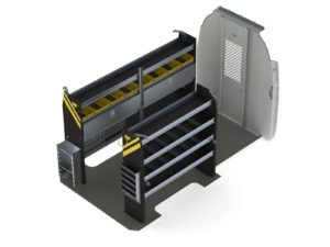 Electrician Van Shelving Package, Mercedes Sprinter, 144”  WB - DHS-11