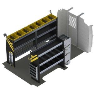 HVAC Van Shelving Package, Chevrolet Express, 135”  WB - GSR-12