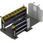 HVAC Van Shelving Package, Chevrolet Express, 155”  WB - GSL-12