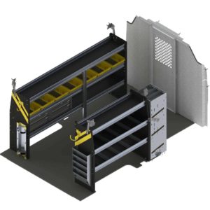 HVAC Van Shelving Package, Ford Transit Low Roof - FTL-12