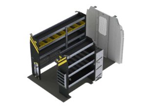 HVAC Van Shelving Package, Ford Transit Med Roof, 130”  WB - FTR-12