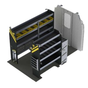 HVAC Van Shelving Package, Ford Transit Med Roof, 130”  WB - FTR-12