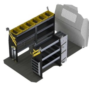 HVAC Van Shelving Package, Mercedes Metris All WB - MML-12