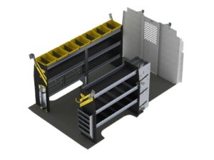 HVAC Van Shelving Package, Nissan NV Low Roof - NVL-12
