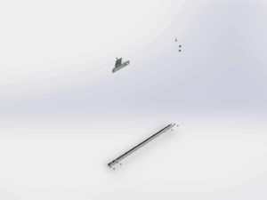 Install Kit for Fold-Away Units, Pass, Nissan NV200