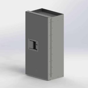 Lockable Refrigerant Rack Cabinet, 24"H, Assy