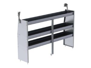 N4 Series Cargo Van Shelving, 72" Wide, 3 Trays