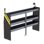 N4 Series Cargo Van Shelving, 72" Wide, 3 Trays