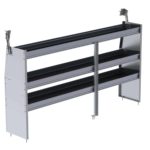 N4 Series Cargo Van Shelving, 84" Wide, 3 Trays