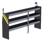 N4 Series Cargo Van Shelving, 84" Wide, 3 Trays