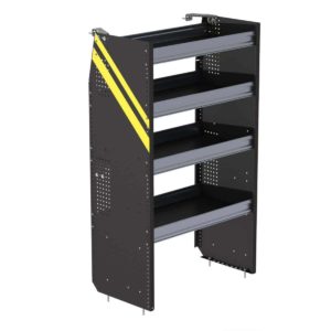 N5 Series Cargo Van Shelving, 36" Wide, 4 Trays