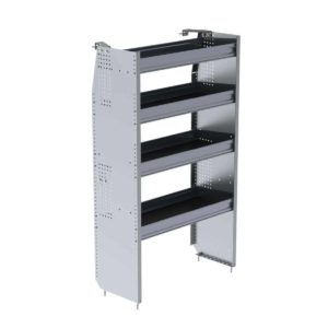N5 Series Cargo Van Shelving, 36" Wide, 4 Trays