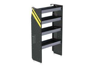 N5 Series Cargo Van Shelving, 36" Wide, 4 Trays