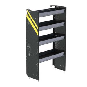 N5 Series Cargo Van Shelving, 36" Wide, 4 Trays