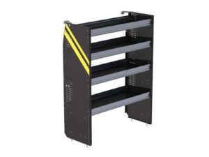 N5 Series Cargo Van Shelving, 48" Wide, 4 Trays