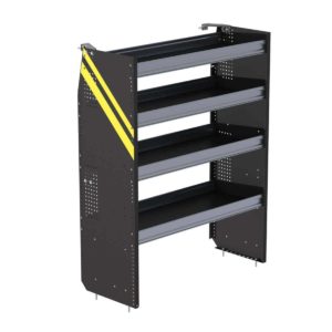 N5 Series Cargo Van Shelving, 48" Wide, 4 Trays