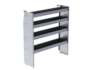 N5 Series Cargo Van Shelving, 60" Wide, 4 Trays