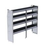 N5 Series Cargo Van Shelving, 72" Wide, 4 Trays