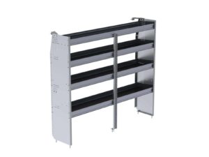 N5 Series Cargo Van Shelving, 72" Wide, 4 Trays