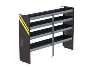 N5 Series Cargo Van Shelving, 84" Wide, 4 Trays