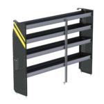 N5 Series Cargo Van Shelving, 84" Wide, 4 Trays