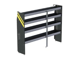 N5 Series Cargo Van Shelving, 84" Wide, 4 Trays