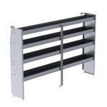 N5 Series Cargo Van Shelving, 96" Wide, 4 Trays
